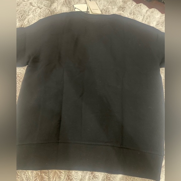 Gucci Lip and Logo Print Cotton Jersey Sweatshirt Sz S - Picture 8 of 10